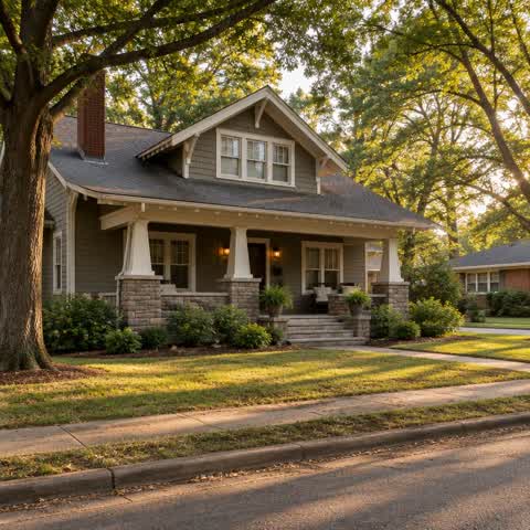 AI-generated home illustration for Tupelo, Mississippi — not a verified local property